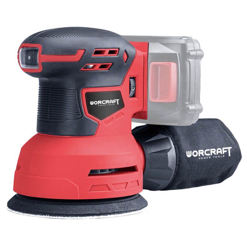 Аккумуляторная шлифмашина эксцентриковая WORCRAFT CRS-S20Li