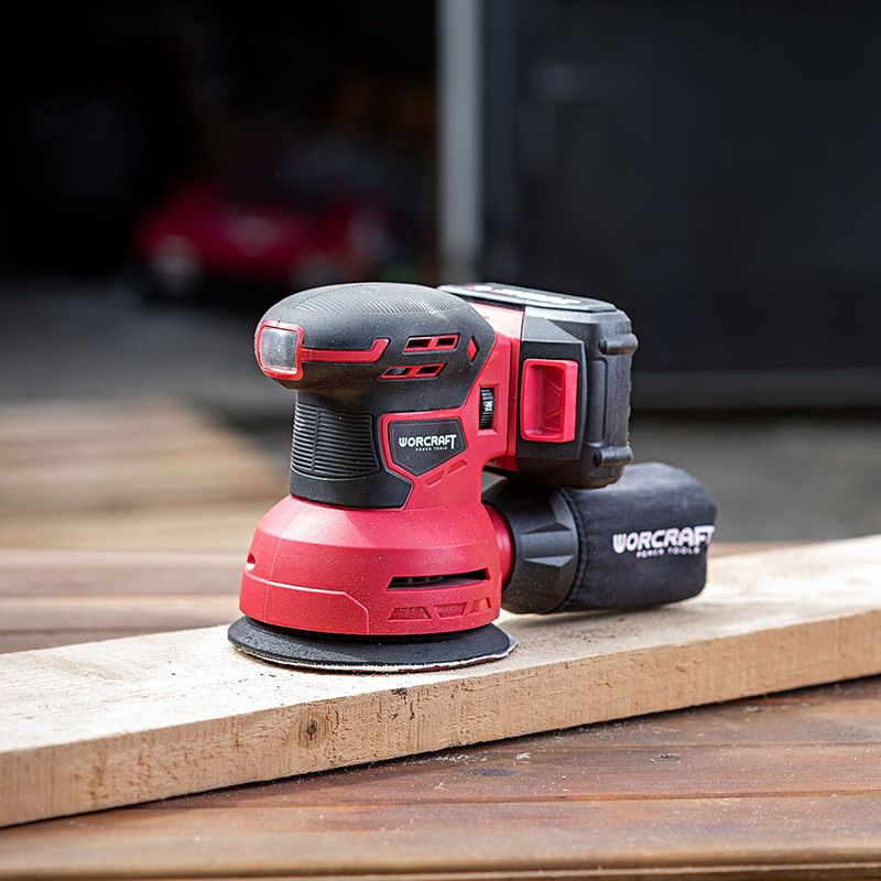 Аккумуляторная шлифмашина эксцентриковая WORCRAFT CRS-S20Li