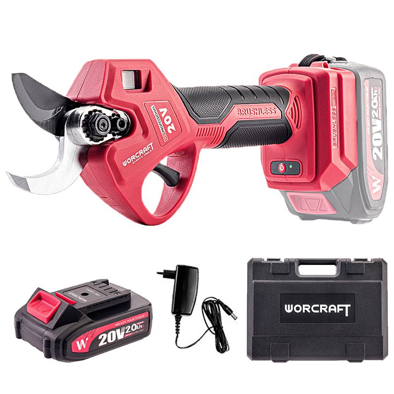 Акумуляторний безщітковий секатор WORCRAFT CSC-S20LiBAM