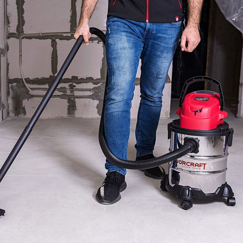 Аккумуляторный строительный пылесос WORCRAFT CVC-S20Li-20L