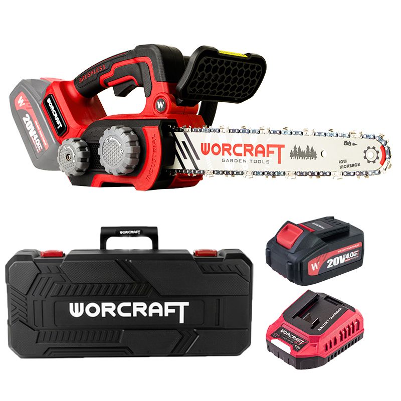 Акумуляторна безщіткова пила ланцюгова WORCRAFT CGC-S20LiBAM