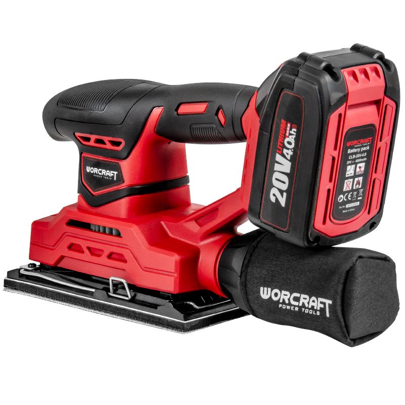 Аккумуляторная шлифмашина вибрационная WORCRAFT CFS-S20Li