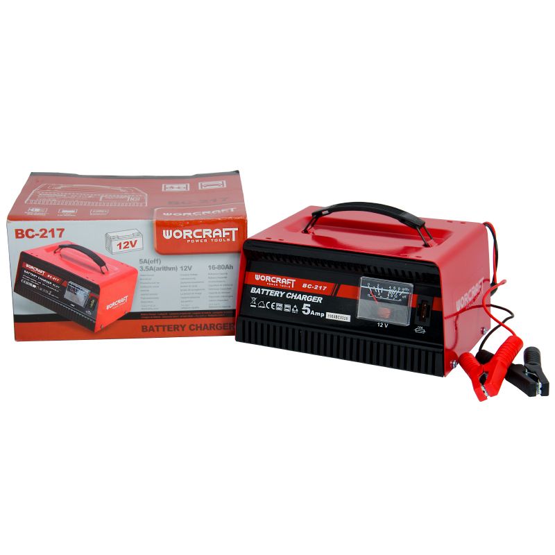 Зарядное устройство для автомобильных аккумуляторов WORCRAFT BC-217