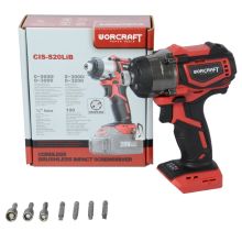 Аккумуляторный бесщеточный винтовёрт ударный WORCRAFT CIS-S20LiB