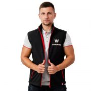 Жилетка рабочая черная WORCRAFT