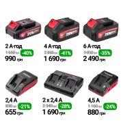 Акумуляторні батареї та зарядні пристрої
