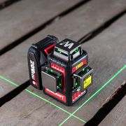 Аккумуляторный лазерный уровень 3D WORCRAFT XCUBE026